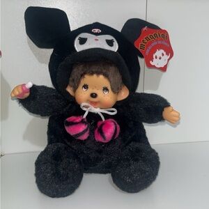 Monchhichi with Kuromi costume plush